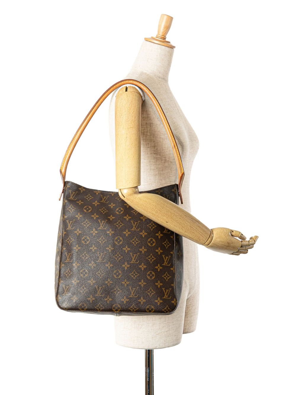 Louis Vuitton Pre-Owned 2000 Monogram Looping GM schoudertas - Bruin