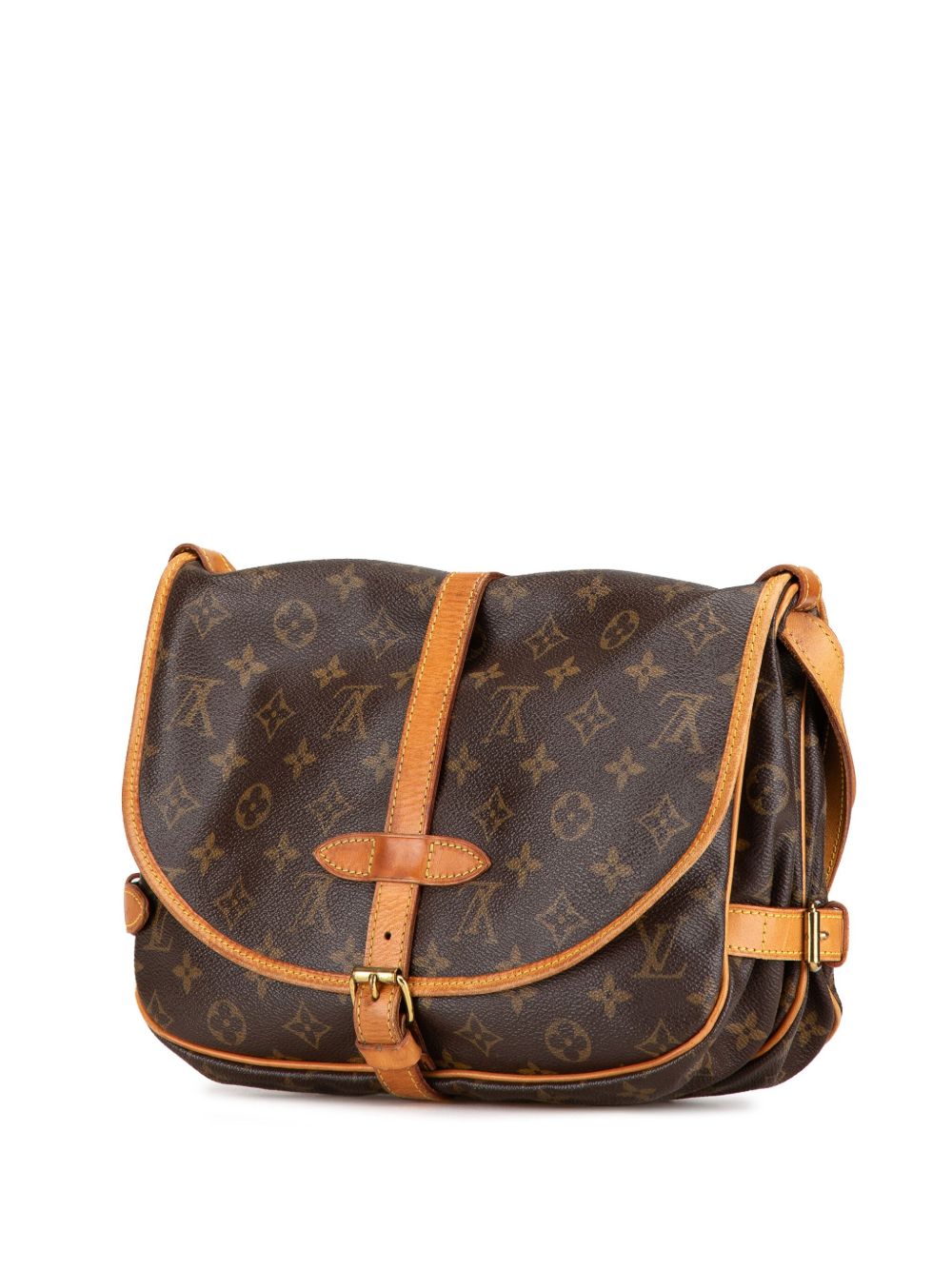 LOUIS VUITTON 1999 MONOGRAM SAUMUR 30 CROSSBODY BAG