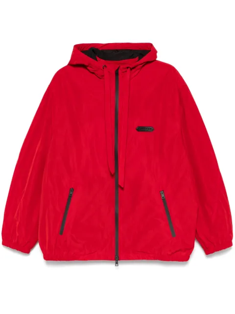 Lanvin logo-patch windbreaker