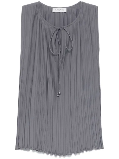 Lanvin plissé-effect blouse
