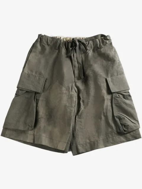 Uma Wang faded-effect cargo shorts