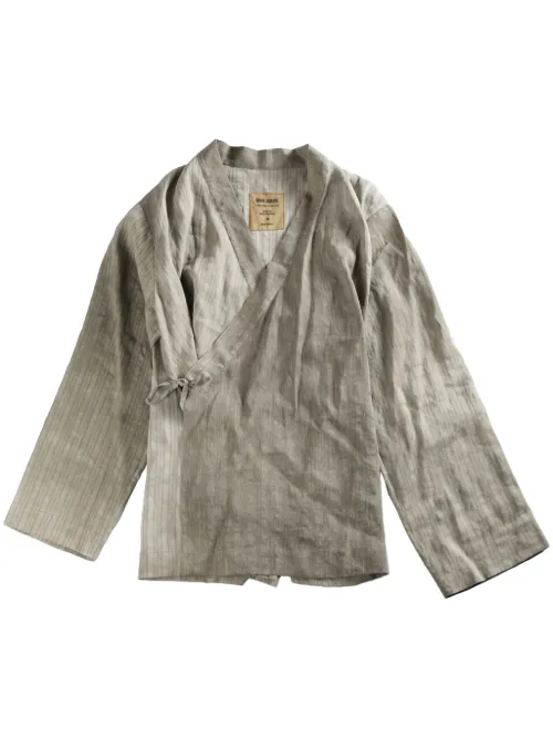 Uma Wang wrap shirt - Gris - Uma Wang - Modalova