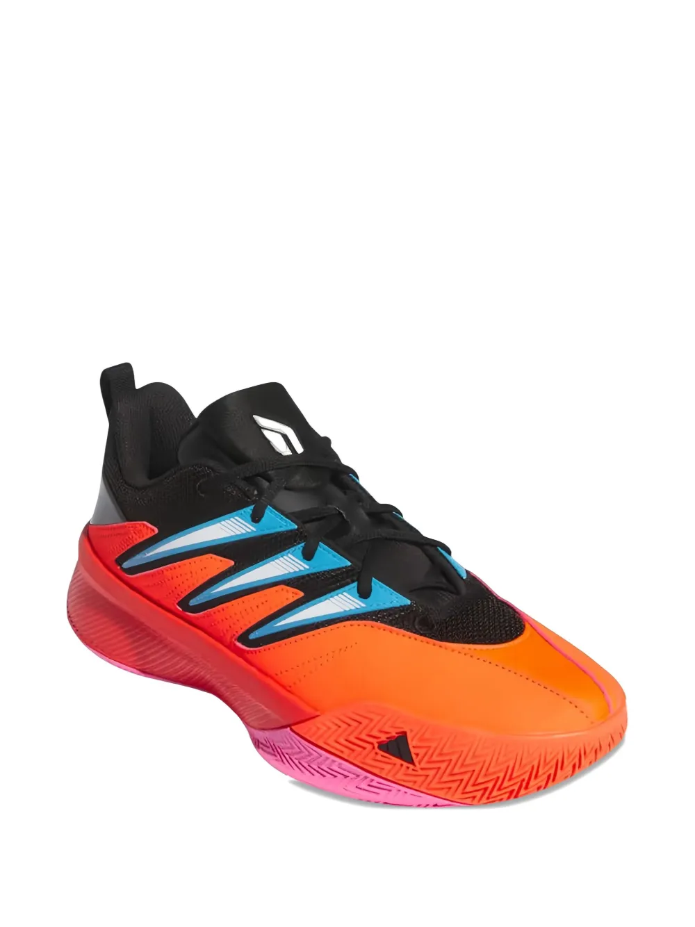 adidas Dame Certified 3 Low "Solar Red Core Black Cloud White" sneakers