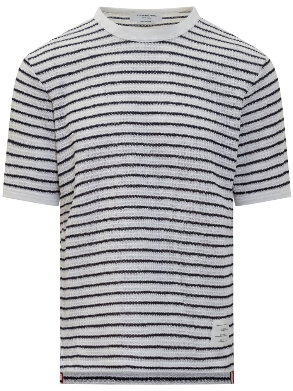 Thom Browne Gestreept T-shirt Blauw