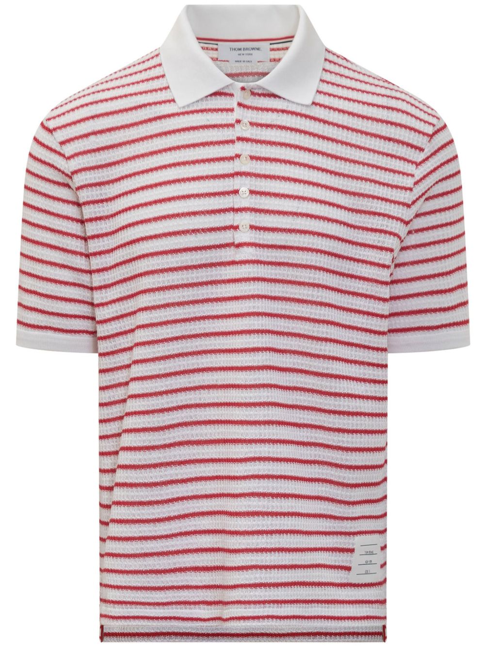 Thom Browne Gestreept poloshirt Wit