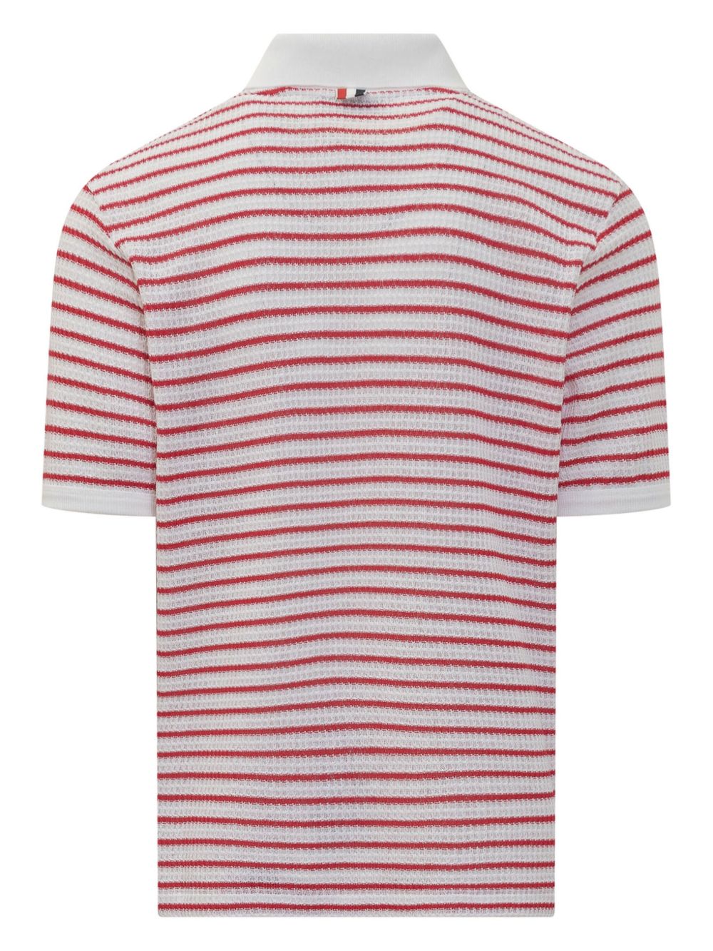 Thom Browne striped polo shirt - Wit