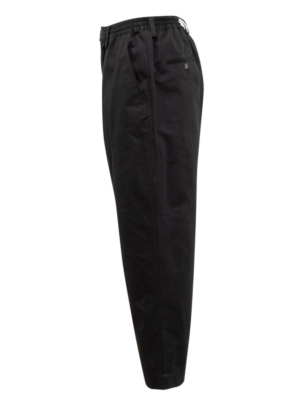 Marni gabardine straight trousers - Zwart