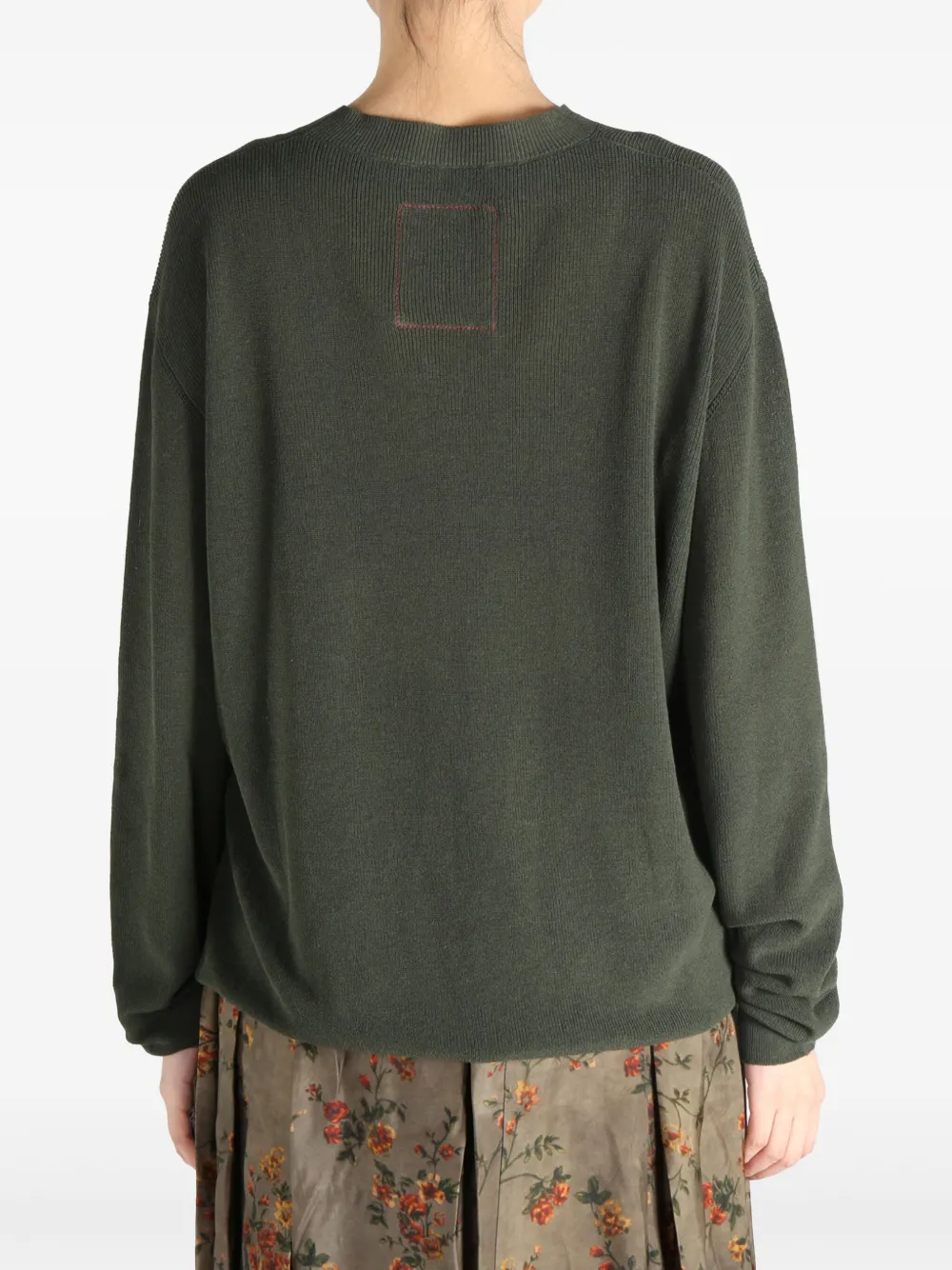Uma Wang Crew-neck Sweater In Green