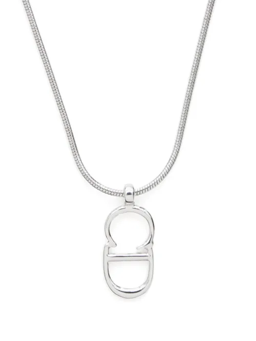 Collier à pendentif CD (années 2000) - Christian Dior Pre-Owned - Modalova
