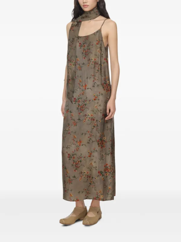 ワンピース UMA WANG Woman Dress Multicolor UW5082 UW840 Uma Wang Anaya dress - Brown - Women | UP5018UW062 | thebs.com