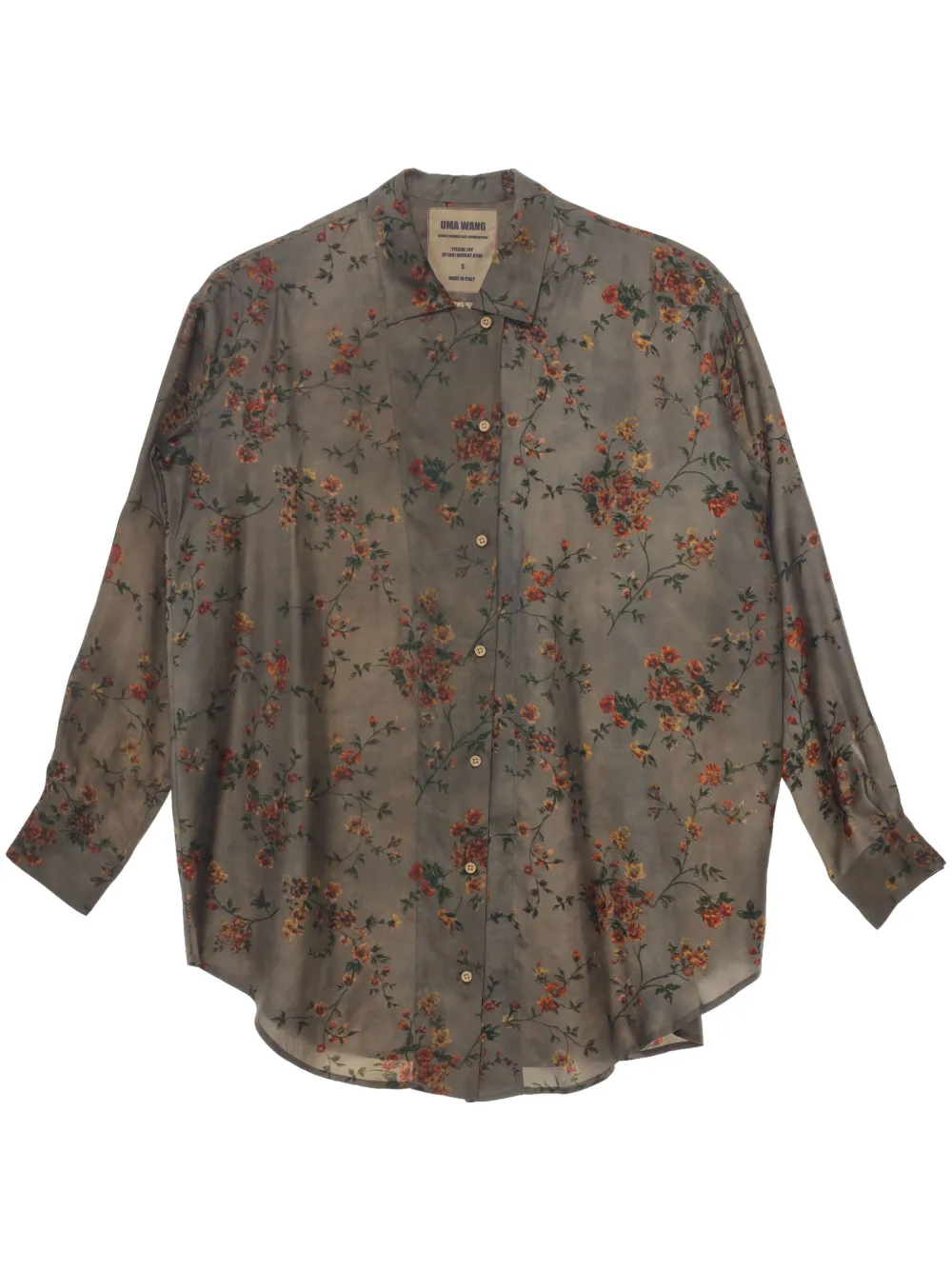 Uma Wang Tyesma blouse | Grey | Image 1