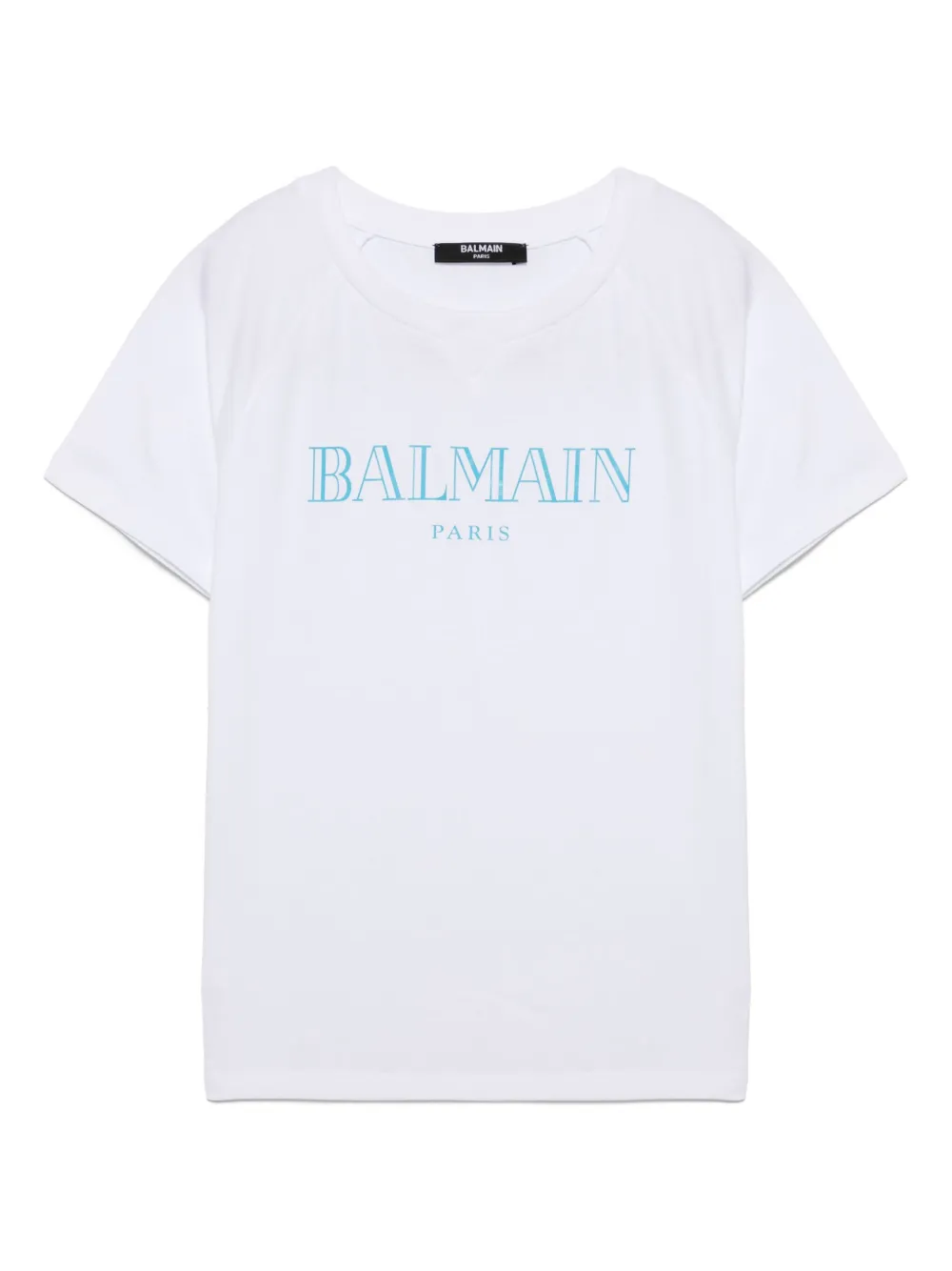 Balmain Kids T-shirt met logoprint Wit