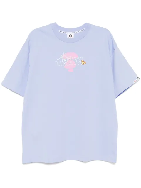 AAPE BY *A BATHING APE® تيشيرت بطبعة شعار الماركة