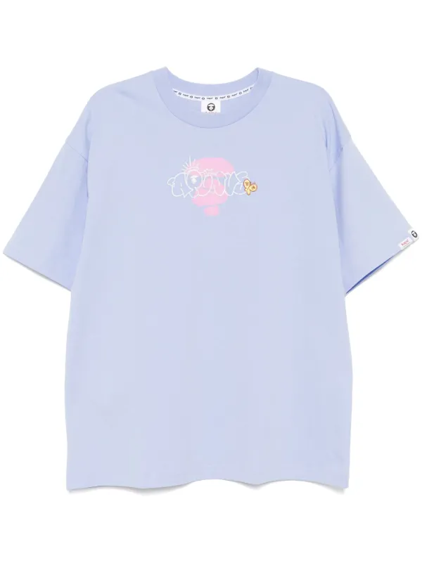 A BATHING APE® ロゴ Tシャツ | パープル | FARFETCH JP