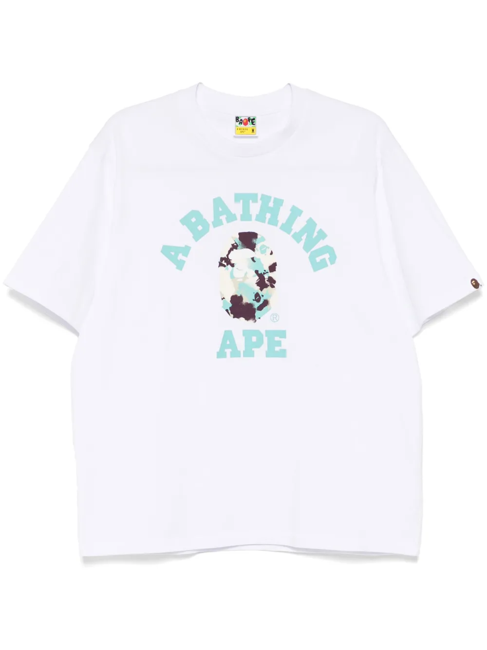 A BATHING APE T-shirt met print Wit