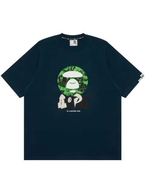 AAPE BY *A BATHING APE® T-Shirt mit Logo-Print