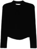 b+ab ribbed pankou top - Black