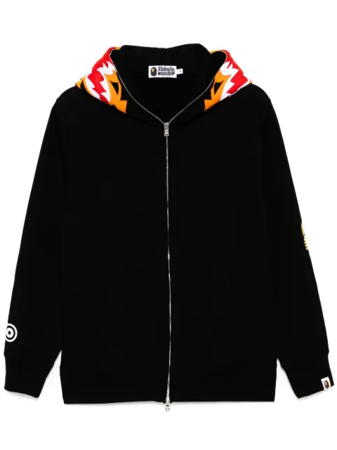A BATHING APE® tiger zipped hoodie