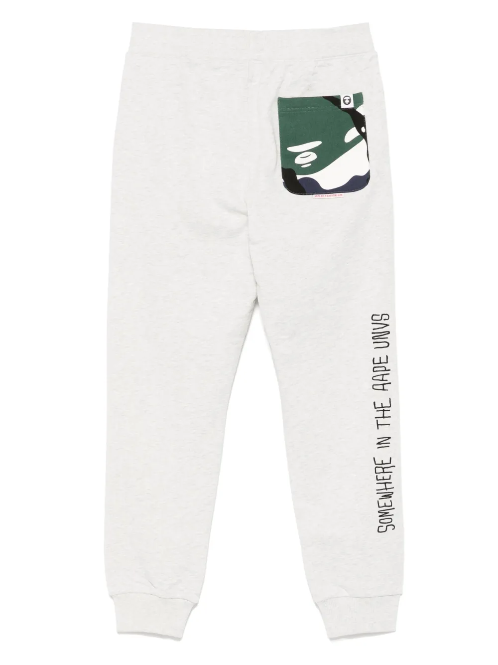 AAPE BY *A BATHING APE Trainingsbroek met logopatch - Wit