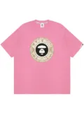AAPE BY *A BATHING APE® logo-print T-shirt - Pink