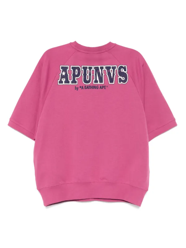 A BATHING APE ピンク Tシャツ XS A BATHING APE｜ア ベイシング エイプ（メンズ）のTシャツ/カットソー