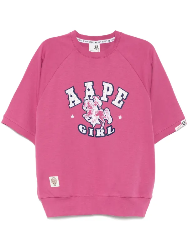 A BATHING APE® グラフィック Tシャツ | ピンク | FARFETCH JP