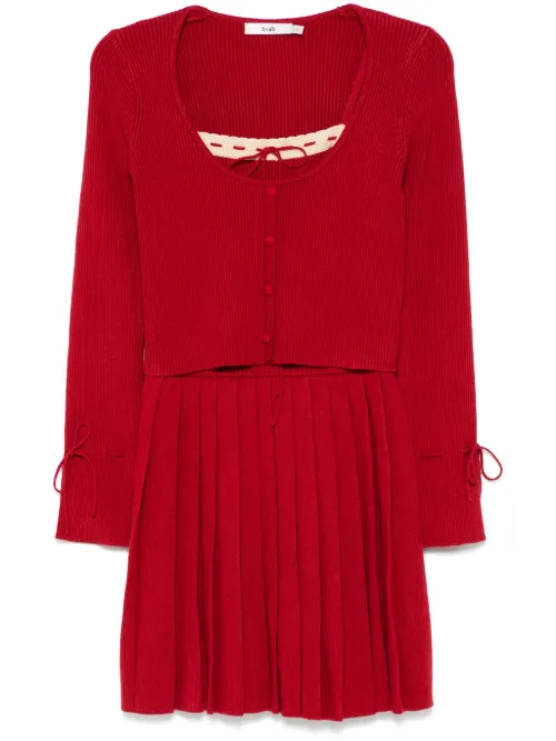 Ensemble robe-cardigan en maille nervurée - b+ab - Modalova