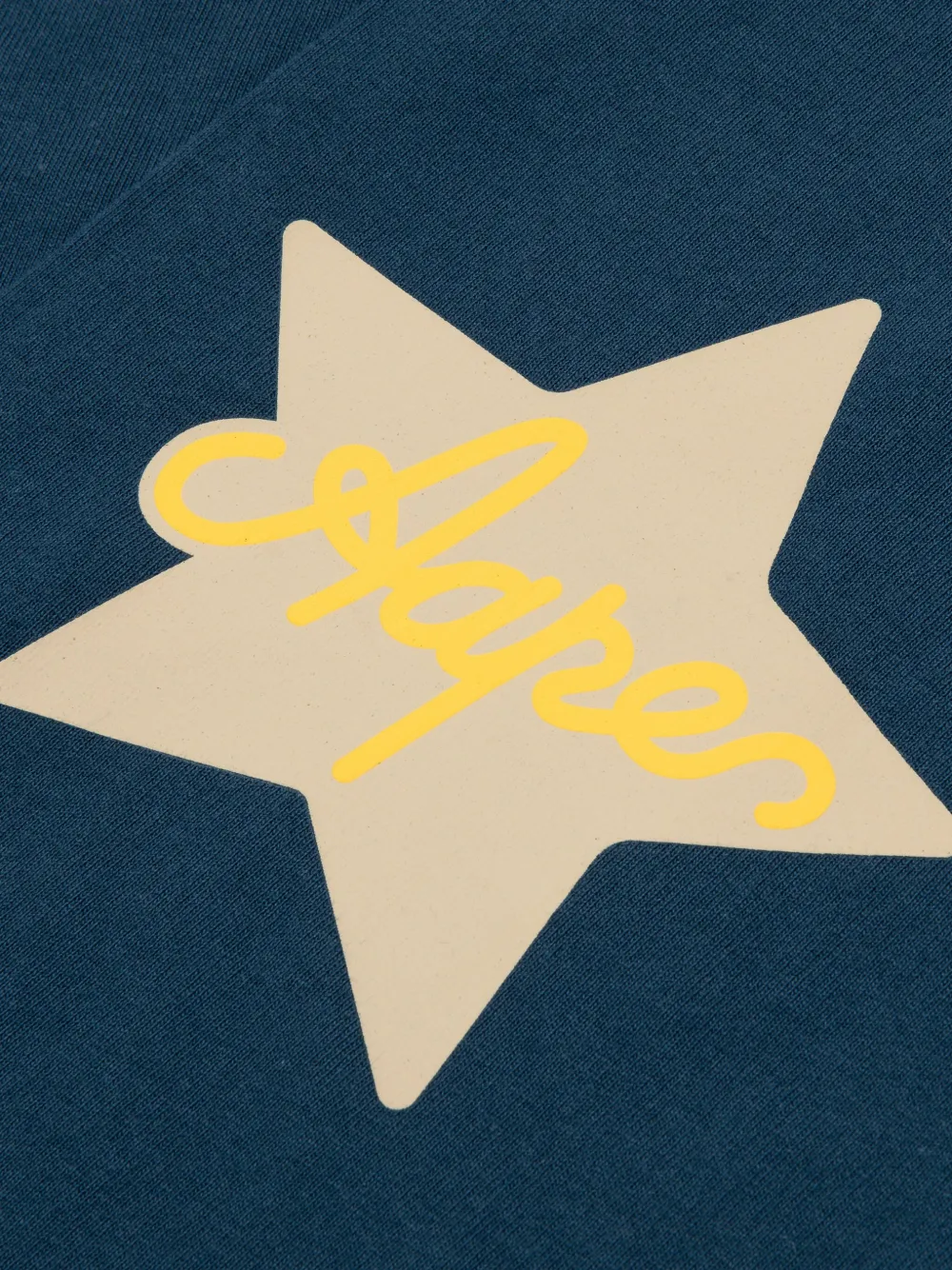 AAPE BY *A BATHING APE Sweater met tekst Blauw