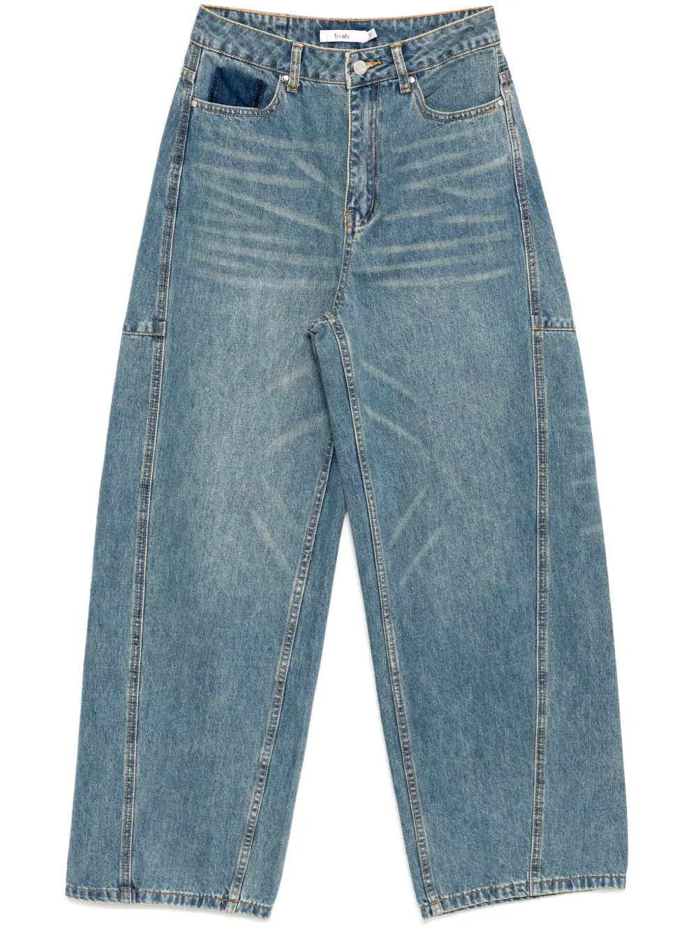 B+ab Relaxed jeans Blauw