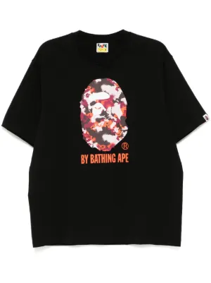 A BATHING APE® BAPE プリント Tシャツ | ブラック | FARFETCH JP