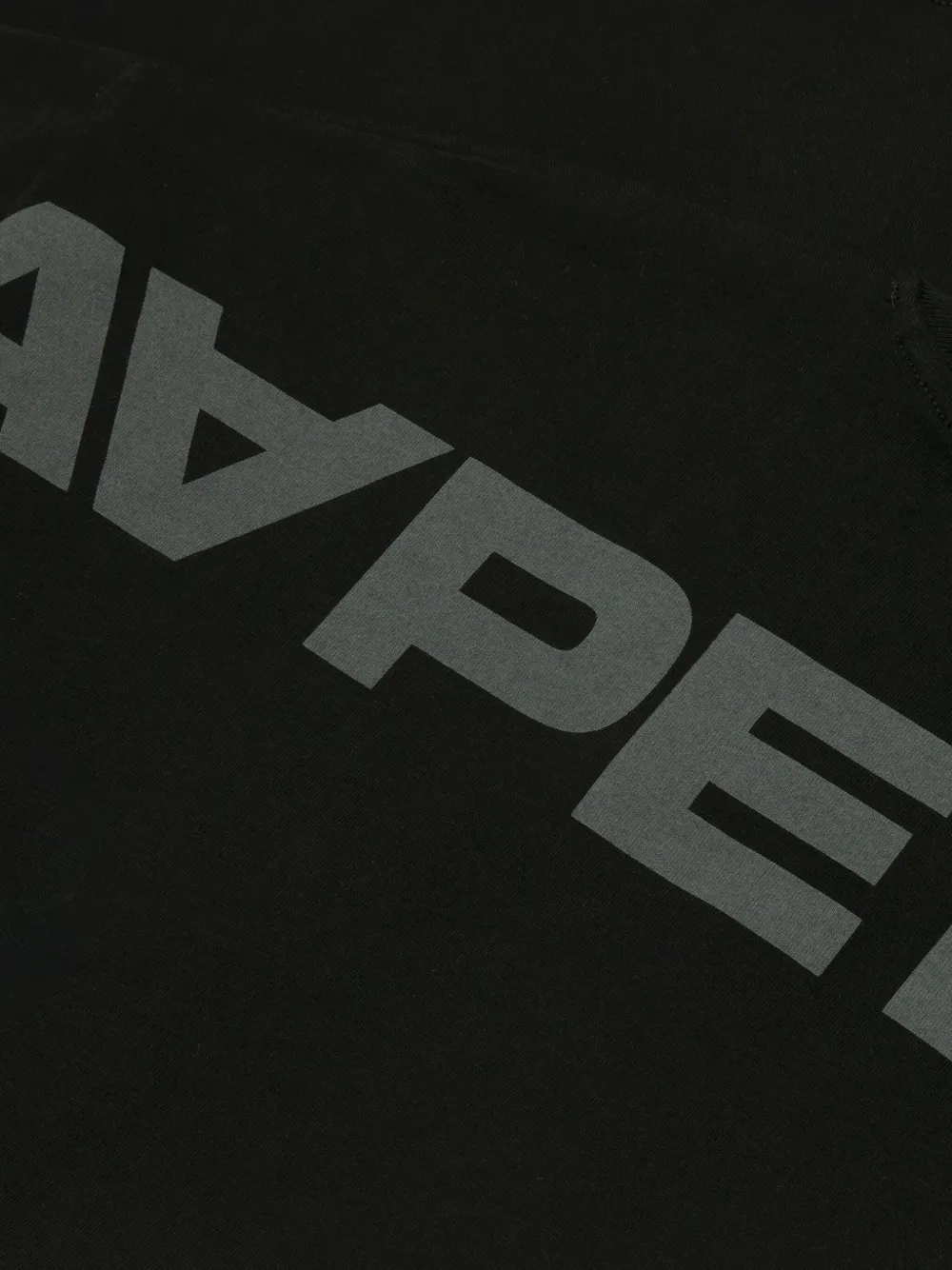 AAPE BY *A BATHING APE T-shirt met logo Zwart