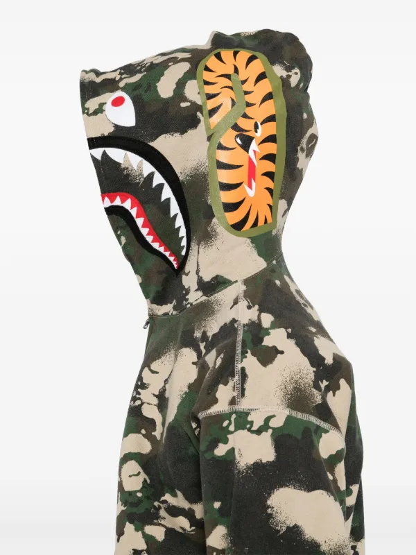 A BATHING APE® プリント パーカー | グリーン | FARFETCH JP
