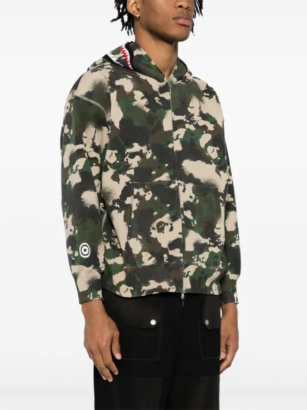 A BATHING APE® プリント パーカー | グリーン | FARFETCH JP