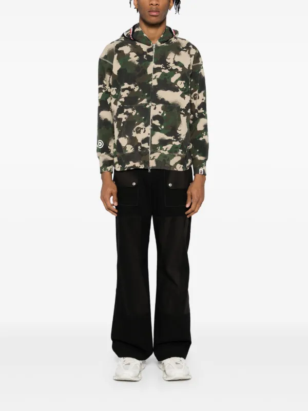 A BATHING APE® プリント パーカー | グリーン | FARFETCH JP