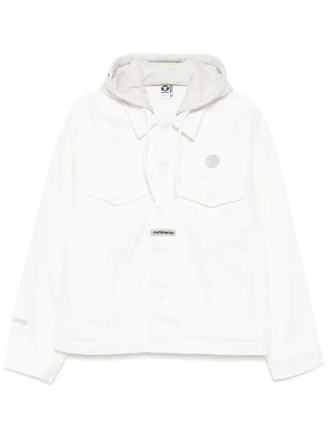 AAPE BY *A BATHING APE® chamarra de mezclilla AAPENOW
