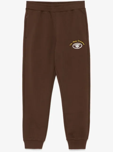 AAPE BY *A BATHING APE® pants con parche del logo