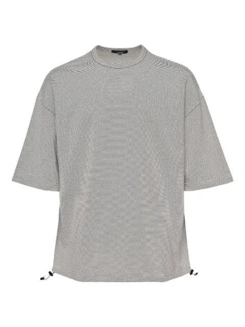 Comme des Garçons Homme striped drawstring T-shirt