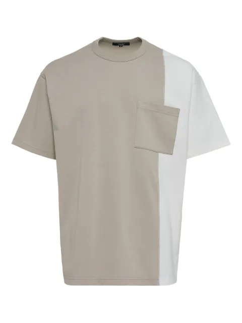 Comme des Garçons Homme two-tone panelled T-shirt