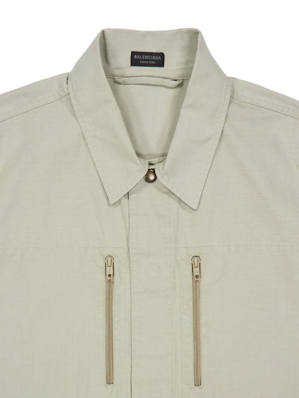 Balenciaga Shirtjack met ritszak Beige