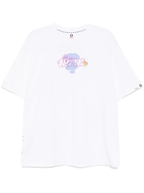 AAPE BY *A BATHING APE® logo-print T-shirt