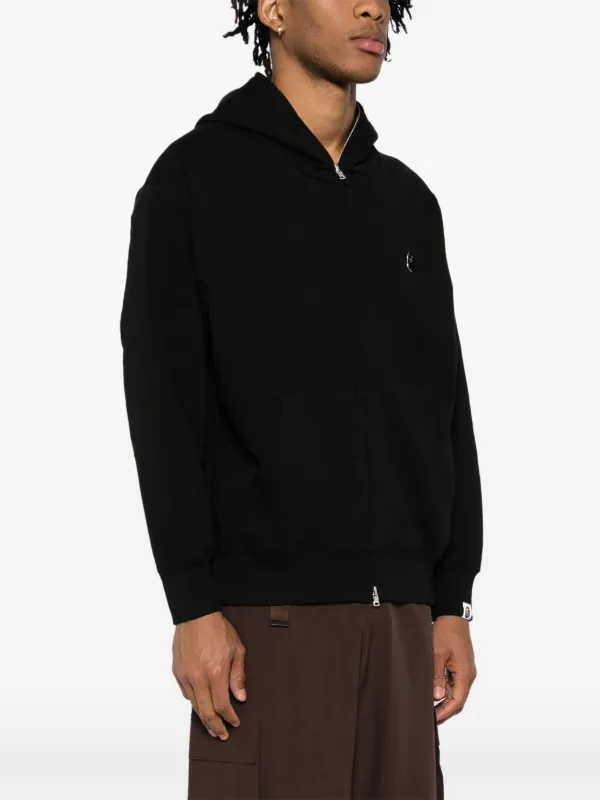 A BATHING APE® ジップアップ パーカー | ブラック | FARFETCH JP