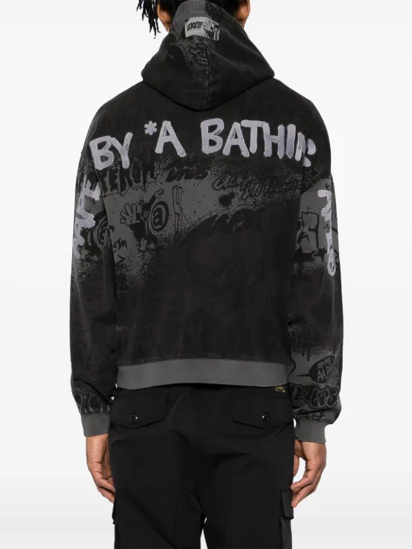 AAPE BY *A BATHING APE® グラフィティ ジップパーカー