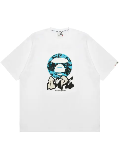 AAPE BY *A BATHING APE® logo-print T-shirt