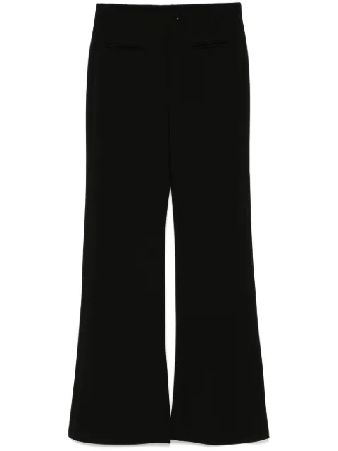 b+ab pantalones acampanados con tiro alto