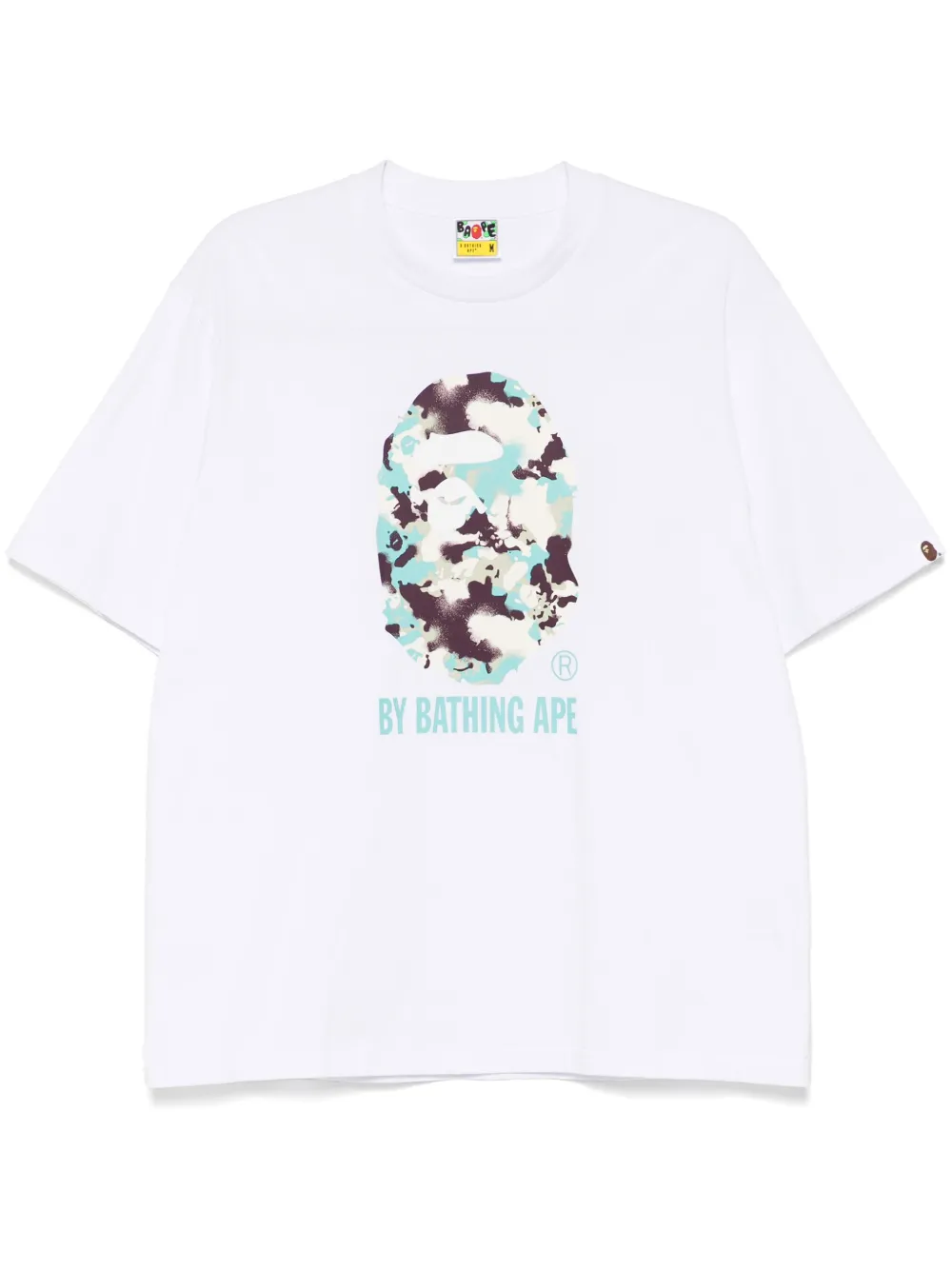 A BATHING APE T-shirt met print Wit