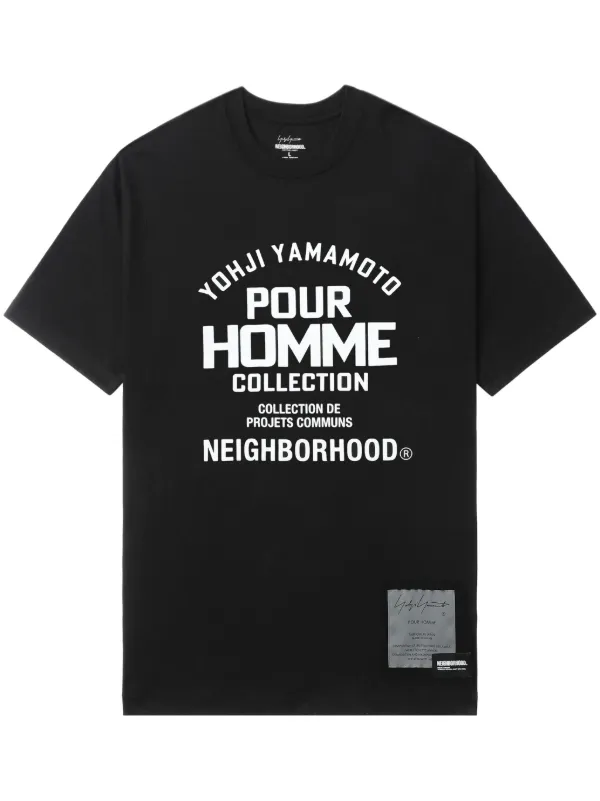 Tシャツ・カットソー Yohji Yamamoto DIFFERENT BORDER GYLOGO GRAPHIC PRINT T-SHIRT workersGraphic T-shirt E – THE SHOP YOHJI YAMAMOTO