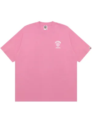 AAPE BY *A BATHING APE® ロゴ Tシャツ | ピンク | FARFETCH JP