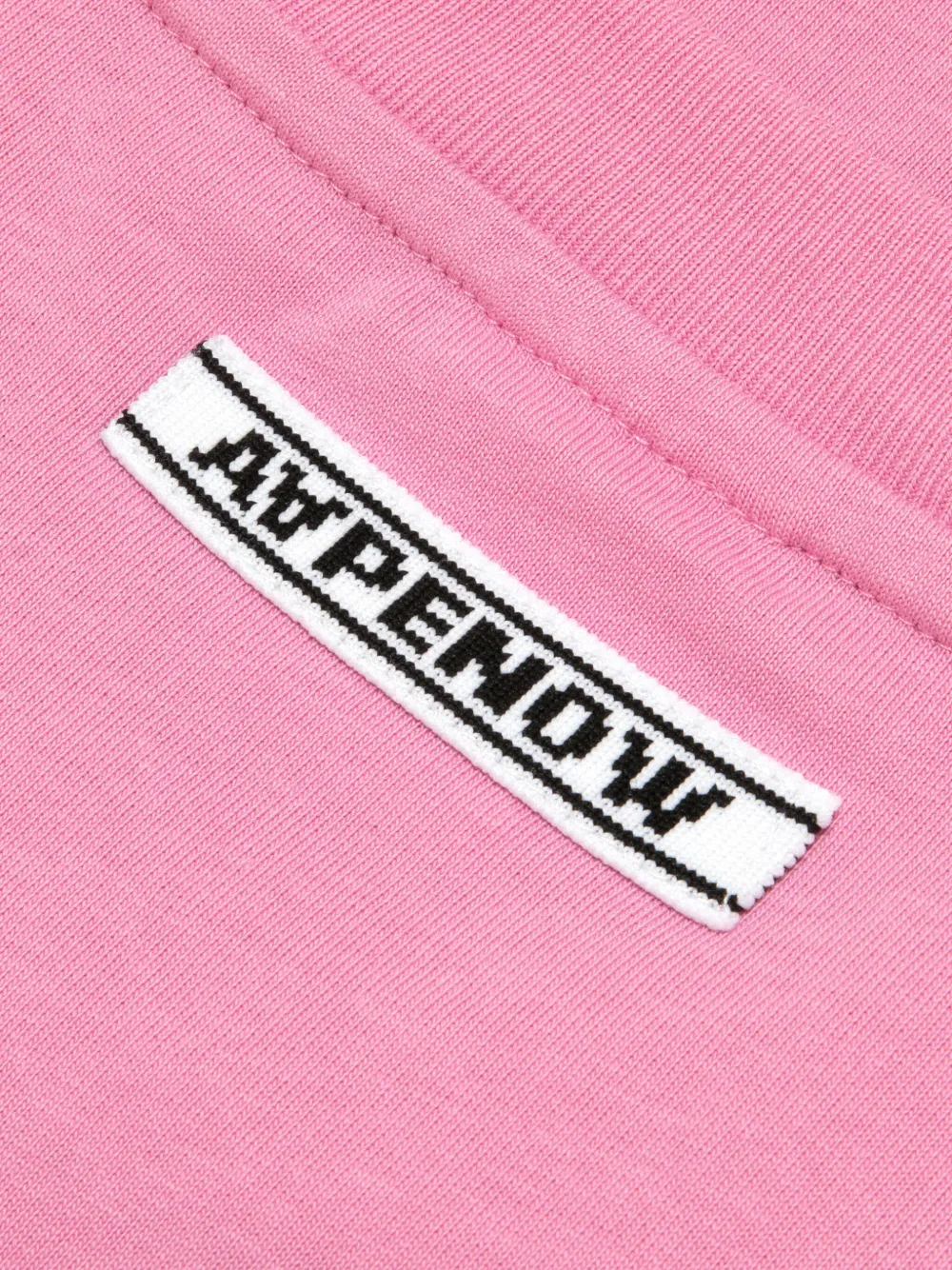AAPE BY *A BATHING APE T-shirt met geborduurd logo Roze