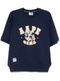 AAPE BY *A BATHING APE® graphic-print T-shirt - Blue
