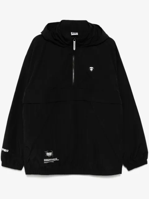 AAPE BY *A BATHING APE® AAPENOW moonface-logo half-zip jacket